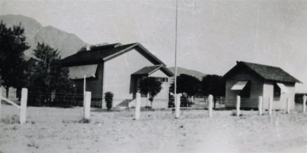 The first school building in Palm Springs The first school building in Palm Springs